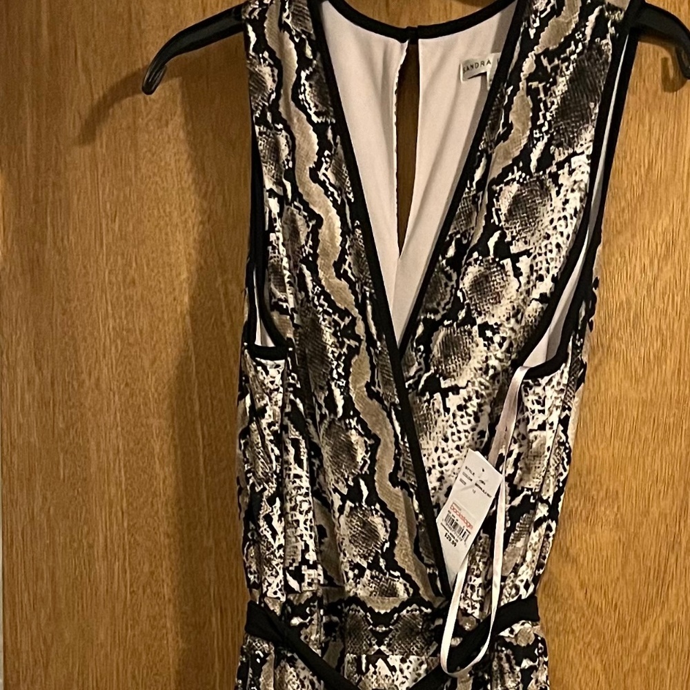 Animal print jumpsuit
